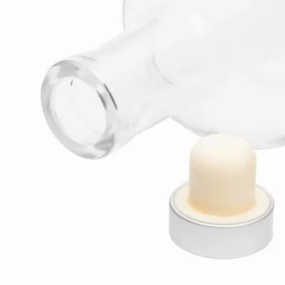 Szklana butelka PEARLY - transparentny (56-0304515)