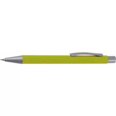 Zestaw piśmienny długopis i ołówek automatyczny soft touch UPPSALA - jasnozielony (441029)