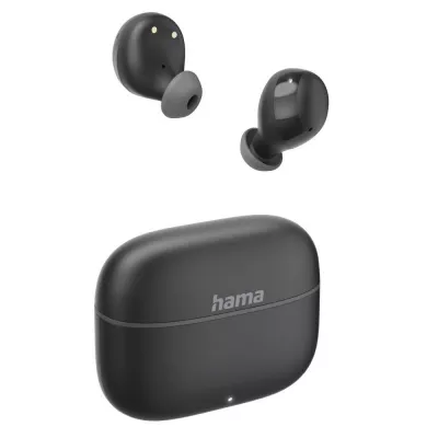 Bezprzewodowe słuchawki douszne Hama Freedom Buddy II - czarny (VH012-03)