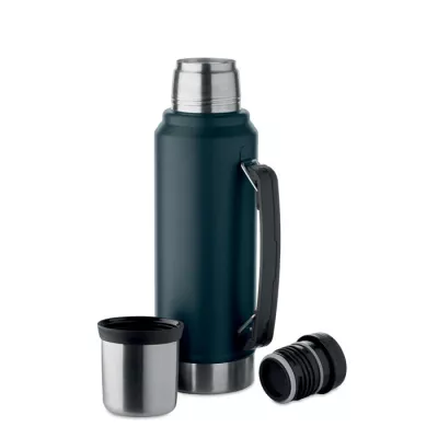 Termos stalowy z kubkiem 1000 ml NYIMA - Francuski Granat (MO2710-85)