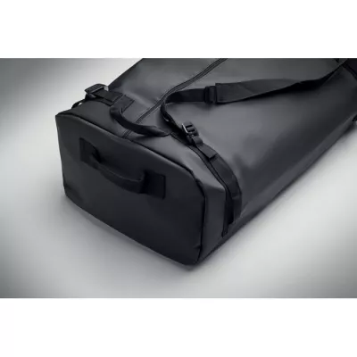 Torba podróżna z tarpauliny z funkcją plecaka MOUNTAIN - Czarny (MO2579-03)