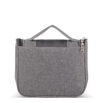 Torba podróżna na kosmetyki rPET 300D Kora - szary (LT95396-N0061)