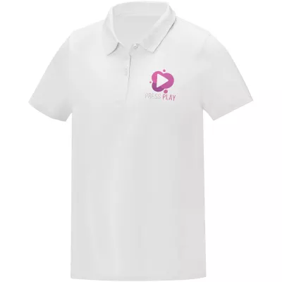 Deimos damska koszulka polo o luźnym kroju - Biały (39095-WHITE)