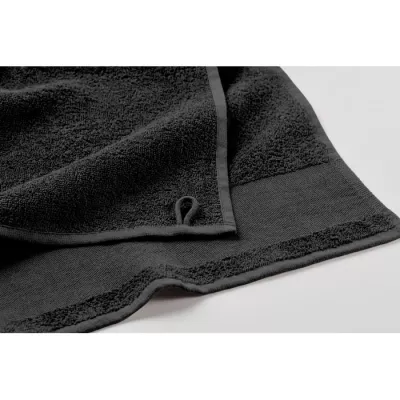 Ręcznik bawełniany 380 g/m² 30x50 cm ISLAND 30 - Czarny (MO2764-03)