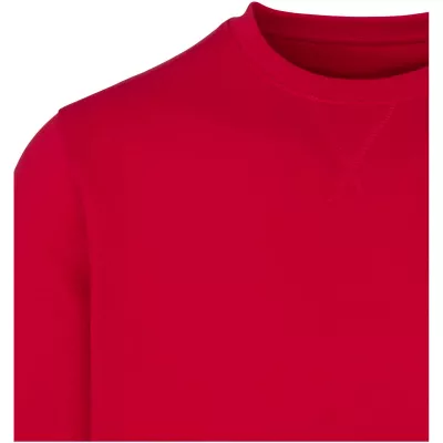 Jasper organiczna bluza unisex z recyklingu o gramaturze 280 g/m² z okrągłym dekoltem i certyfikatem OCS - Czerwony (39561-RED)