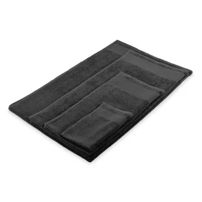 Ręcznik kąpielowy 380 g/m² 100x150 cm ISLAND 100 - Czarny (MO2767-03)