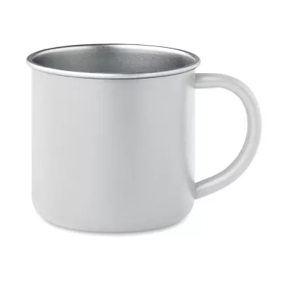 Kubek ze stali z recyklingu 300 ml CARIBU - Bialy (MO2226-06)
