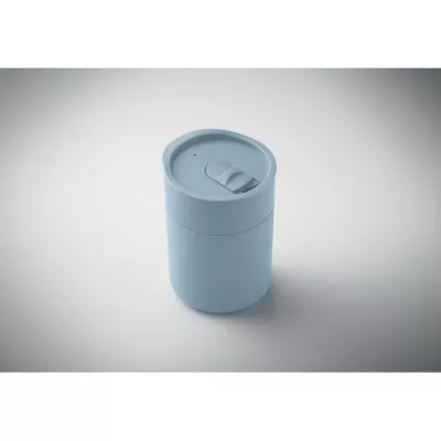 Kubek z PP z silikonową osłoną 330 ml GOBLET - Baby Blue (MO2773-66)