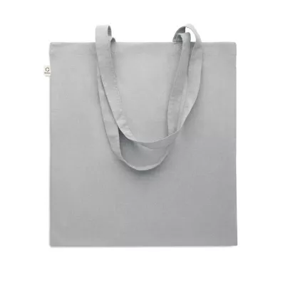 Torba z bawełny z recyklingu 140 g/m² VIVEKA COLOUR - Szary (MO2302-07)