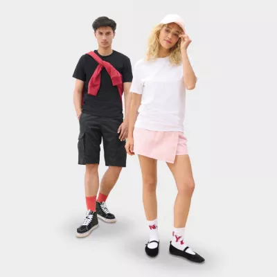 Koszulka unisex z recyklingu Sol's EXPLORER - Czarny Z Recyklingu (S04461-RC)