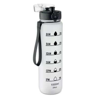 Butelka sportowa RPET 1000 ml ISFORDEN MARK - Przezroczysty Bialy (MO2672-26)