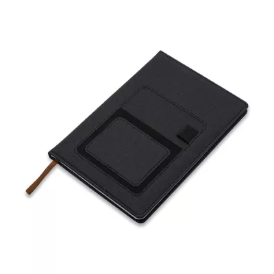 Notes z kieszonką na telefon Irun - czarny (R64265.02)