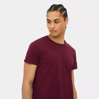 Koszulka męska organiczna 175 g/m² Sol's PIONEER MEN - Burgundy (S03565-BG)