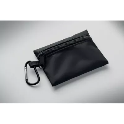 Apteczka kompaktowa w etui z RPET CAREONE - Czarny (MO2819-03)