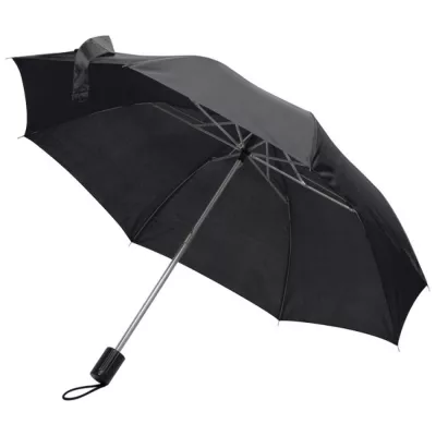 Parasol manualny Ø81 cm LILLE - czarny (518803)