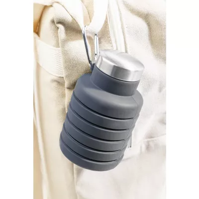 Colsip składana butelka - ciemno szary (AP800697-80)