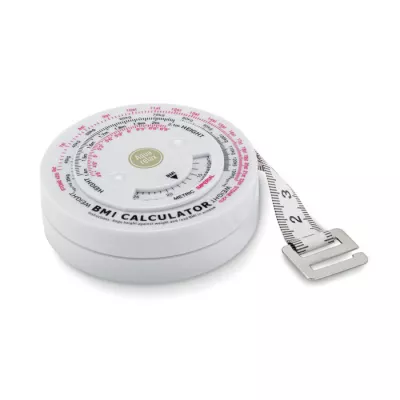 Miarka BMI z tworzywa ABS MEASURE IT - Bialy (MO8983-06)