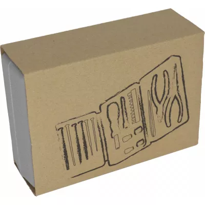 Zestaw narzędzi 25 elementów STEPHANIE - szary (8800207)