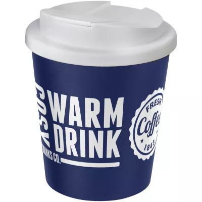 Americano Espresso® 250 ml tumbler with spill-proof lid - Biały-Niebieski (21069909)