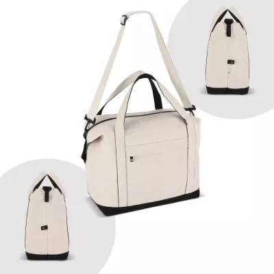 Torba podróżna InSideOut Reuuz Canvas 32 x 60 x 20 cm - beżowo / czarny (LT57114-N5502)