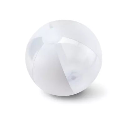 Piłka plażowa dmuchana 24 cm AQUATIME - Bialy (MO8701-06)