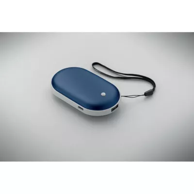 Ogrzewacz do rąk z powerbankiem 5000 mAh MUKAVA - Niebieski (MO2777-04)