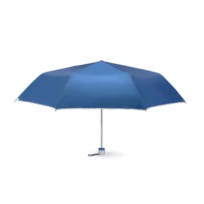 Parasol składany 21" ze srebrną podszewką CARDIF - Niebieski (MO7210-04)