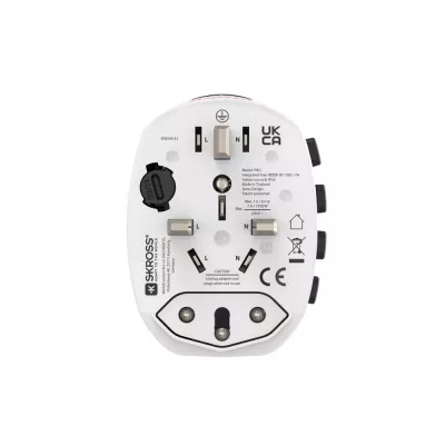Adapter podróżny Skross for Hama Pro - biały (VH050-02)