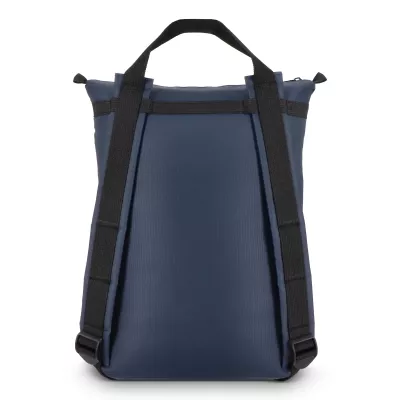 Plecak na laptopa rPET 600D Navi 36 x 40 x 10 cm - ciemnoniebieski (LT95397-N0010)