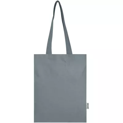 Madras Blend torba na zakupy z bawełny z recyklingu z certyfikatem GRS o gramaturze 140 g/m² i pojemności 7l - Szary (12076082)