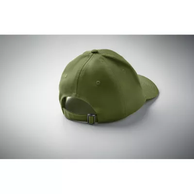 Czapka z daszkiem 6-panelowa 280 g/m² BAHAMAS - Zieleń Wojskowa (MO2347-49)