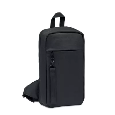 Torba na ramię RPET 600D z regulowanym paskiem CEBAG - Czarny (MO6717-03)