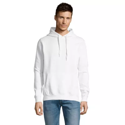 Bluza unisex z kapturem 320 g/m² Sol's SLAM - Bialy (S13251-WH)