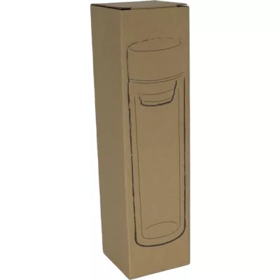 Butelka termiczna z wyświetlaczem KARLSTAD 400 ml - przeźroczysty (322566)