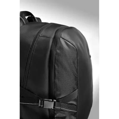 Plecak na laptopa 15" z poliestru 600D TECNOTREK - Czarny (MO9096-03)