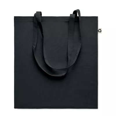 Torba z bawełny z recyklingu 140 g/m² ZOCO COLOUR - Czarny (MO6674-03)