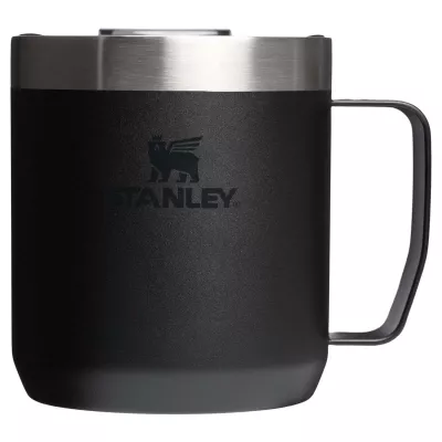 Kubek kempingowy Stanley Everyday 350 ml ze stali nierdzewnej - Czarny (10094990)