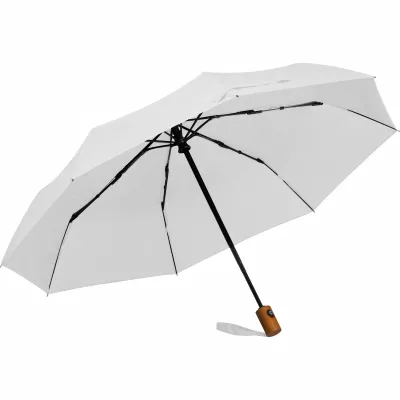Parasol automatyczny Ø100 cm rPET IPSWICH - biały (322306)