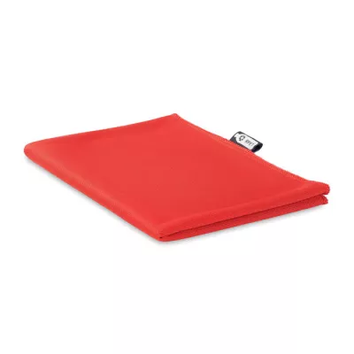 Ręcznik sportowy RPET z workiem 30x80 cm TUKO RPET - Czerwony (MO9918-05)