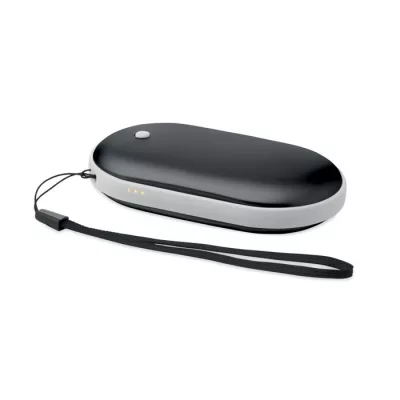 Ogrzewacz do rąk z powerbankiem 5000 mAh MUKAVA - Czarny (MO2777-03)