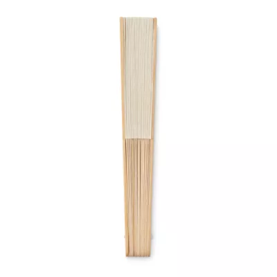 Wachlarz bambusowy z papierem FANNY PAPER - Bezowy (MO6828-13)