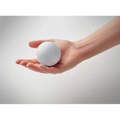 Piłka gumowa do odbijania 6 cm FUNBALL - Bialy (MO2931-06)