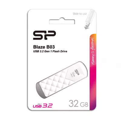 PENDRIVE B03, 16GB 3.2 SILICON POWER - biały (EG829106 32GB)