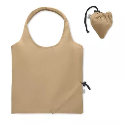 Torba składana z recyklingu 140 g/m² CARRIE COLOUR - Khaki (MO2487-39)