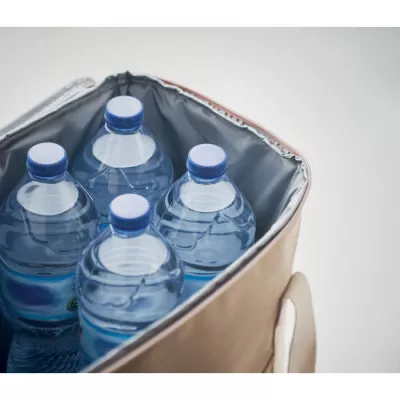 Torba termiczna duża z płótna 450 g/m² KECIL LARGE - Bezowy (MO6869-13)