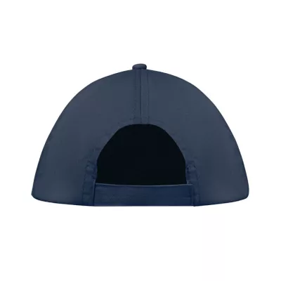 Czapka z daszkiem 5-panelowa z bawełny 160 g/m² BUZZ - Francuski Granat (MO1447-85)