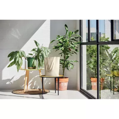 Torba bawełniana na zakupy 270 g/m² RASSA - Bezowy (MO6159-13)