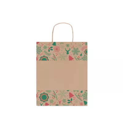 Torba prezentowa papierowa średnia 90 g/m² BAO MEDIUM - Bezowy (CX1519-13)