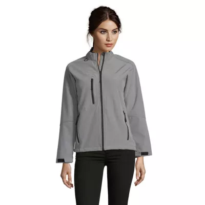 Softshell damski wodoodporny 340 g/m² Sol's ROXY - Szary Melanż (S46800-GM)