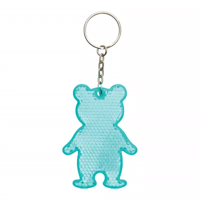Brelok odblaskowy TEDDY - turkusowy (56-0402529)